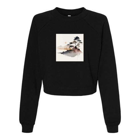 Landscape painting Bella canvas hoodie 7505